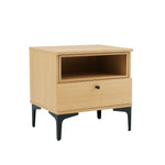 Amara 20" Nightstand (1-Drawer) in Light Oak