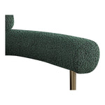 Blake Boucle Fabric Upholstered Dining Chair in Green