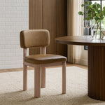 Paloma Vegan Leather Upholstered Dining Chair (88052-C) in Tan