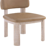 Paloma Vegan Leather Upholstered Dining Chair (88052-C) in Tan