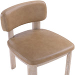 Paloma Vegan Leather Upholstered Dining Chair (88052-C) in Tan