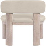 Paloma Vegan Leather Upholstered Dining Chair (88052-C) in Taupe
