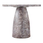 Cosenza 36" Marble Finish Concrete Indoor / Outdoor Dining Table in Brown