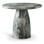 Cosenza 36" Marble Finish Concrete Indoor / Outdoor Dining Table in Green