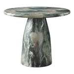 Cosenza 36" Marble Finish Concrete Indoor / Outdoor Dining Table in Green