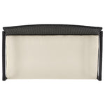 Noli 4-Piece Conversation Set in Black and Cream
