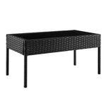 Noli 4-Piece Conversation Set in Black and Gray