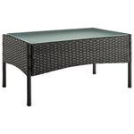 Imperia 4-Piece Conversation Set in Black and Gray