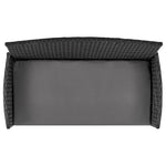 Imperia 4-Piece Conversation Set in Black and Gray