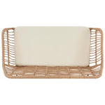 Antibes 4-Piece Conversation Set in Tan and Cream