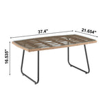 Antibes 4-Piece Conversation Set in Tan and Gray
