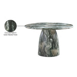 Cosenza 48.5" Marble Finish Concrete Indoor / Outdoor Dining Table in Green