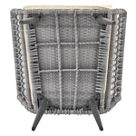 Cannes 3-Piece Conversation Set in Gray and Cream