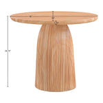 Venosa 36" Concrete Indoor/Outdoor Dining Table in Natural