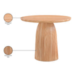 Venosa 36" Concrete Indoor/Outdoor Dining Table in Natural