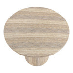 Venosa 36" Concrete Indoor/Outdoor Dining Table in Travertine