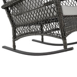 Fruttuo Upholstered Rocking Chair in Gray