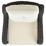 Fruttuo 3-Piece Conversation Set (Swivel) in Cream and Black