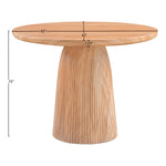 Venosa 42" Concrete Indoor/Outdoor Dining Table in Natural