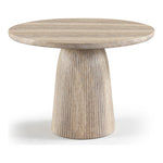 Venosa 42" Concrete Indoor/Outdoor Dining Table in Travertine