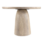 Venosa 42" Concrete Indoor/Outdoor Dining Table in Travertine