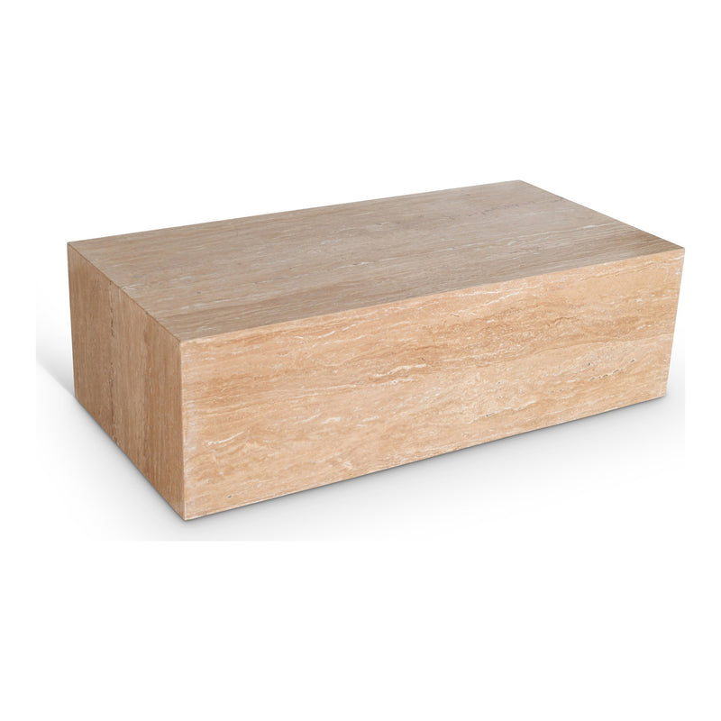 Bolzano Travertine Coffee Table in Natural