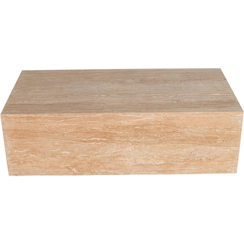 Bolzano Travertine Coffee Table in Natural