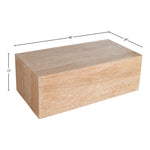 Bolzano Travertine Coffee Table in Natural