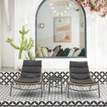 Sunset 3-Piece Conversation Set in Gray