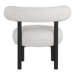 Bordeaux Boucle Fabric Upholstered Accent Chair in Cream