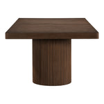 Belinda 96" / 144" Solid Wood And Oak Veneer Dining Table (3 Boxes) in Brown