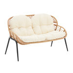Pine 4-Piece Conversation Set in Cream