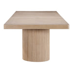 Belinda 96" / 144" Solid Wood And Oak Veneer Dining Table (3 Boxes) in Natural