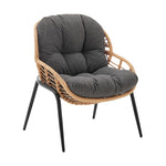 Pine 4-Piece Conversation Set in Gray
