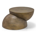 Boulder Iron Coffee Table in Gold