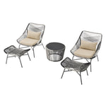 Ashland 5-Piece Conversation Set in Cream