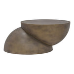Boulder Iron Coffee Table in Gold