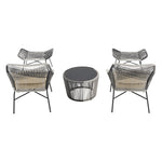 Ashland 5-Piece Conversation Set in Cream