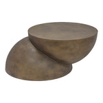 Boulder Iron Coffee Table in Gold