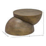 Boulder Iron Coffee Table in Gold