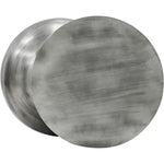 Boulder Iron Coffee Table in Silver