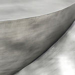 Boulder Iron Coffee Table in Silver