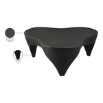 Bourges Aluminum Coffee Table in Black