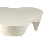 Bourges Aluminum Coffee Table in Cream