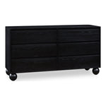 Kent Ash Wood Dresser in Black