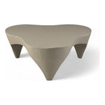 Bourges Aluminum Coffee Table in Taupe