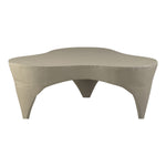 Bourges Aluminum Coffee Table in Taupe