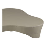 Bourges Aluminum Coffee Table in Taupe