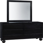 Kent Ash Wood Dresser in Black