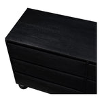 Kent Ash Wood Dresser in Black